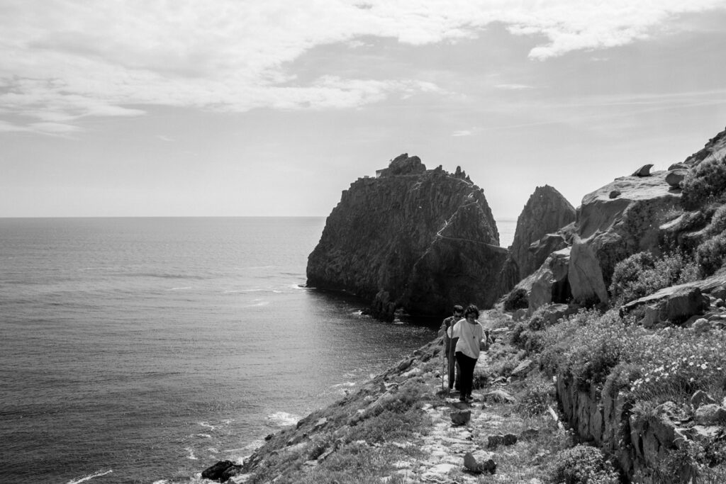 Ponza cliffs and trails