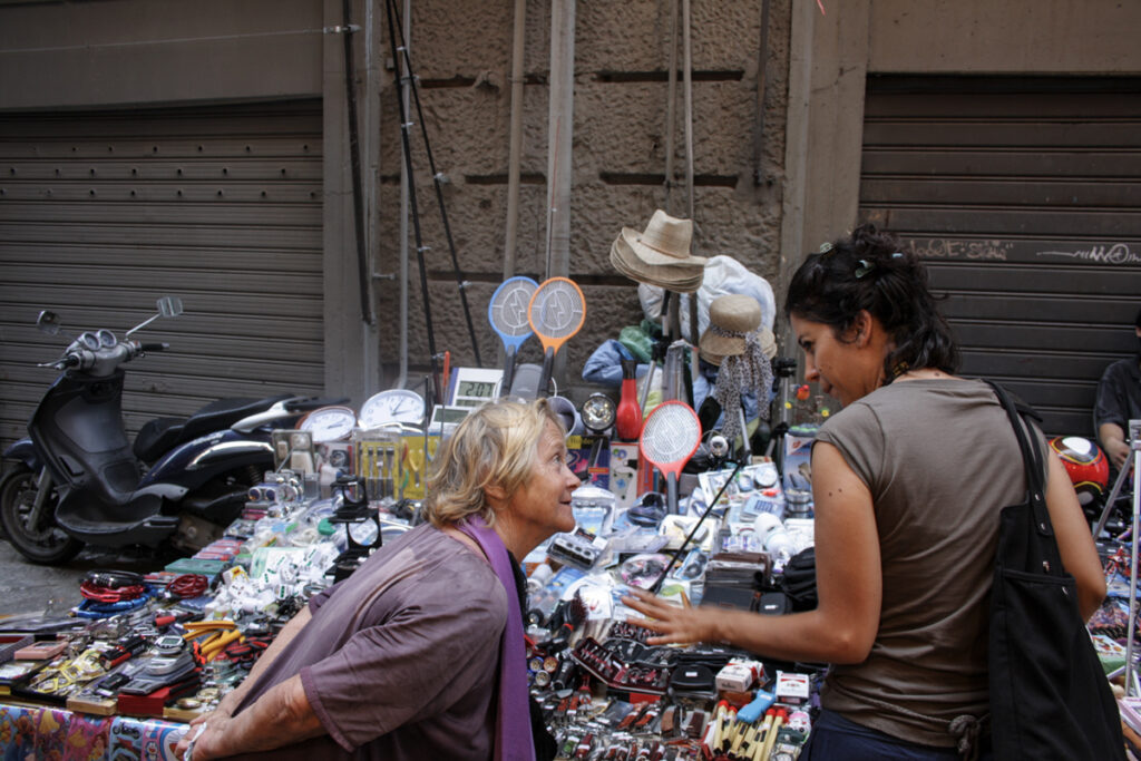 Palermo, the stalls of the Vucciria market